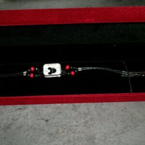 Rare '90s Disney Store Mickey Mouse Watch with a Beaded Band